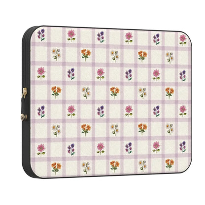 Meadow Check | Floral Gingham Laptop Case