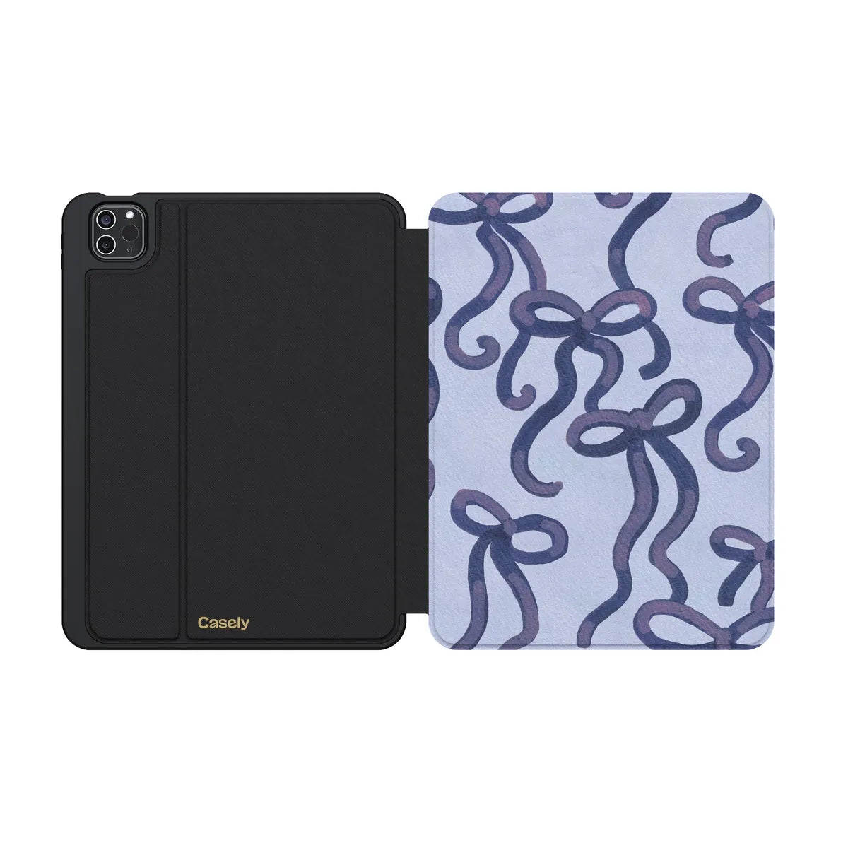 Love Me Knot | Blue Bow iPad Case