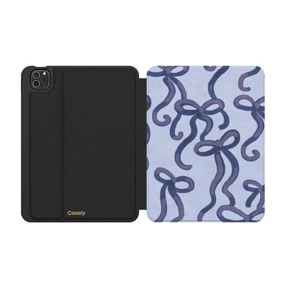 Love Me Knot | Blue Bow iPad Case