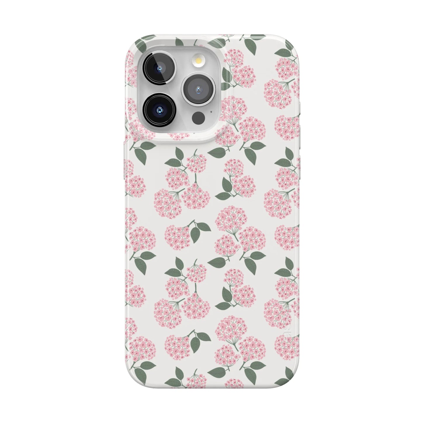 Nantucket Cottage | Pink Hydrangea Case - iPhone 13 Pro