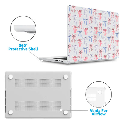 Coquette Girlie | Pastel Bows Laptop Shell