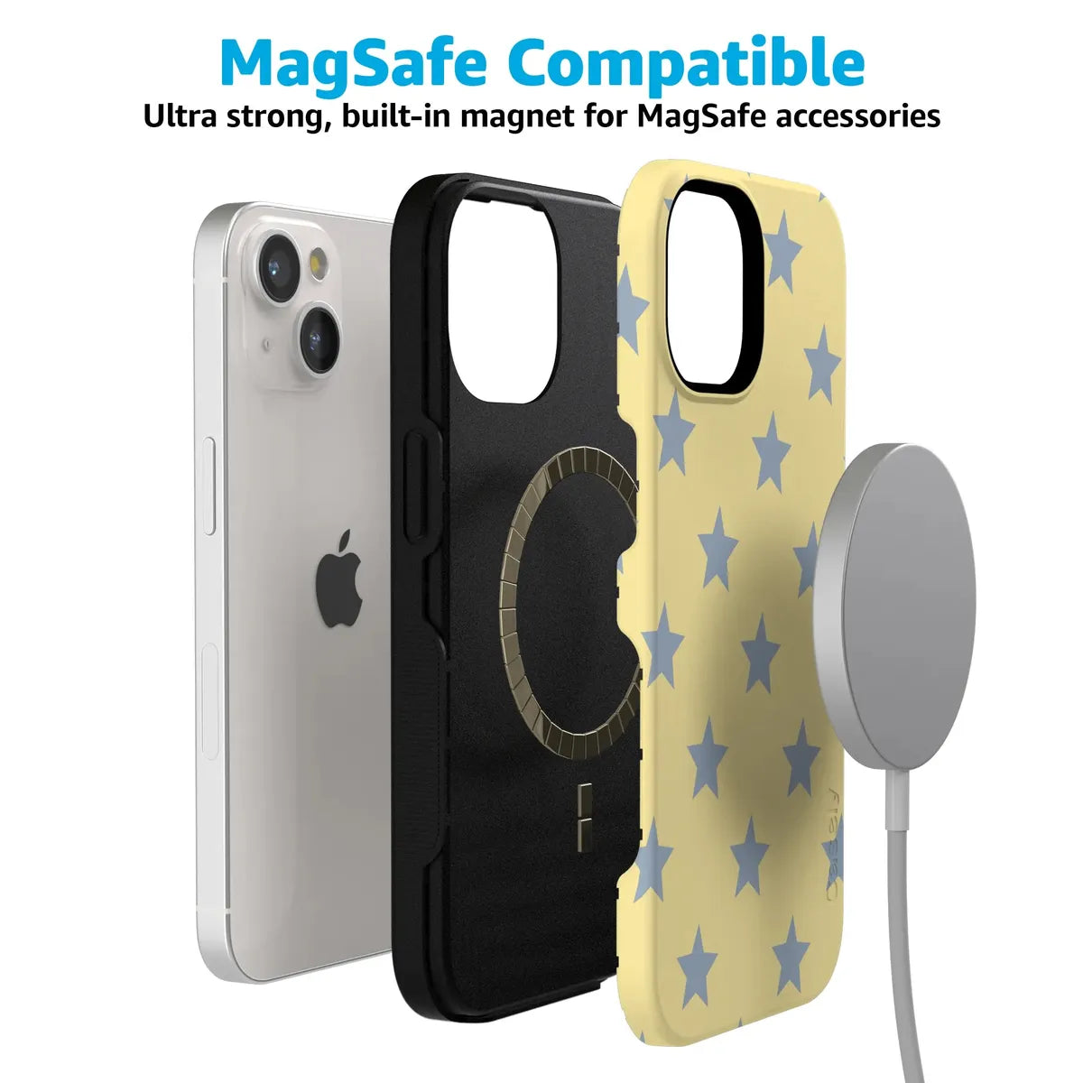 Shine Bright | Butter Yellow Stars Case