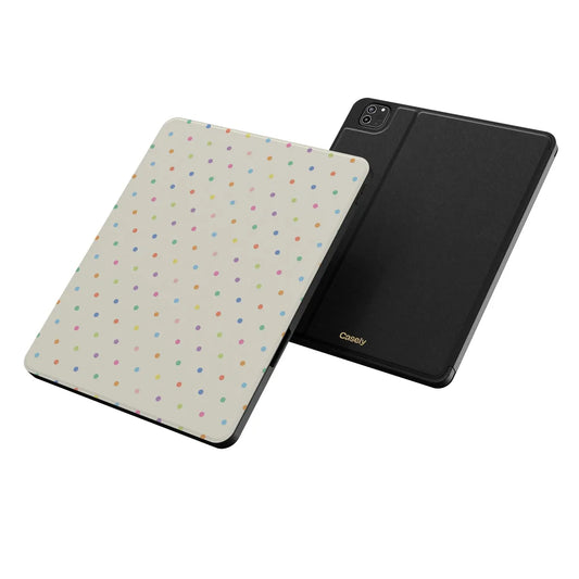 On the Dot | Rainbow Polka Dot iPad Case