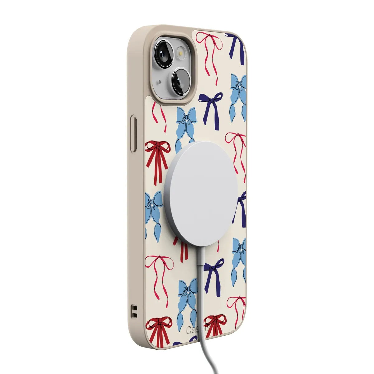 American Girlie | Red White & Blue Bows Case