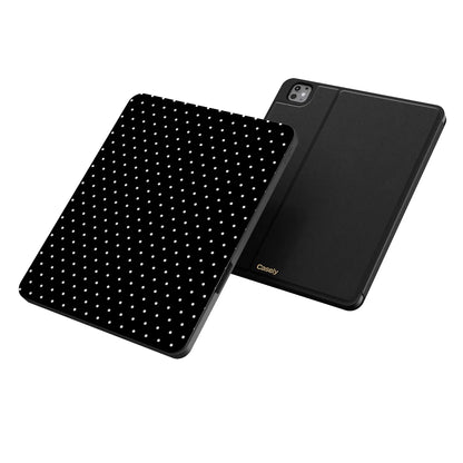 On the Dot | White Polka Dot iPad Case