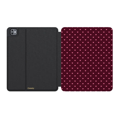 Heart Noir | Tiny Hearts iPad Case