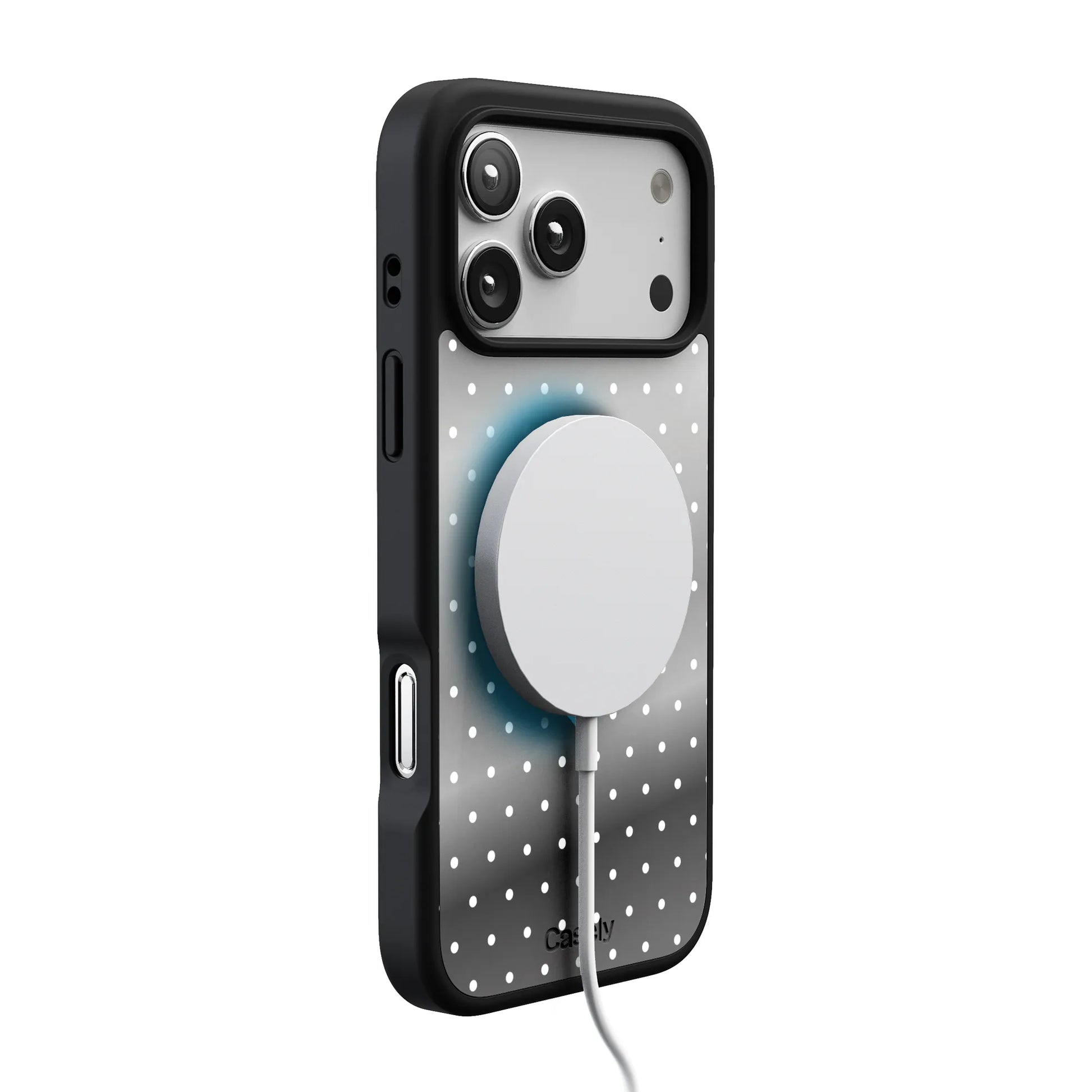 On the Dot | White Polka Dot Case