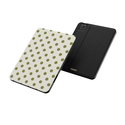 Spotted in SoHo | Green Polka Dot iPad Case