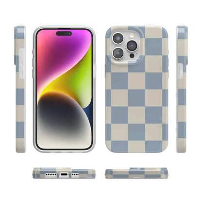 Fit Check | Light Blue Checkerboard Case