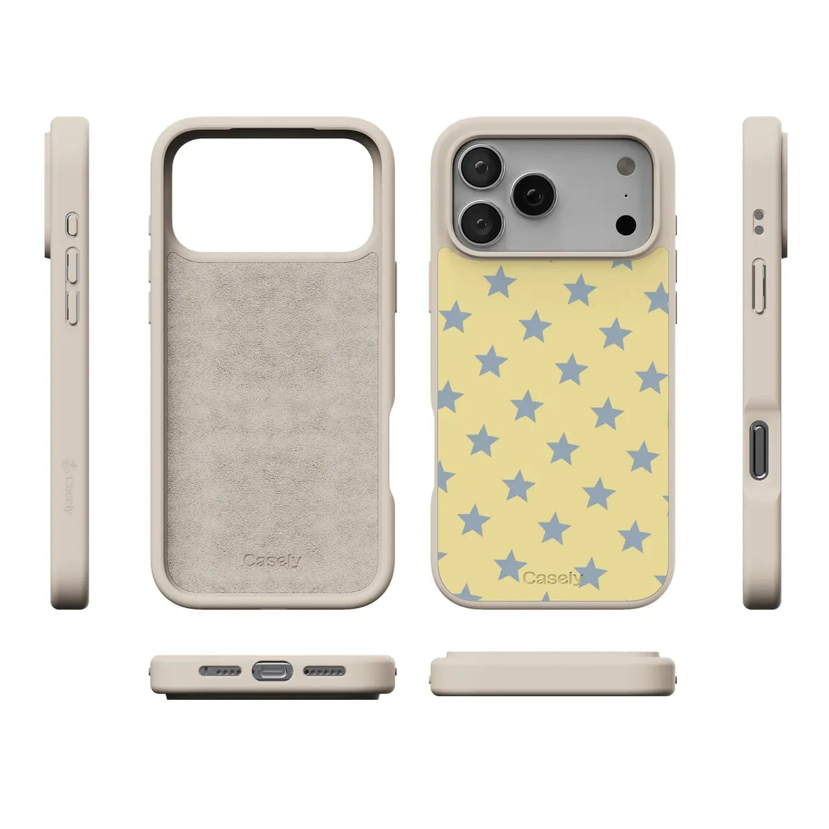 Shine Bright | Butter Yellow Stars Case