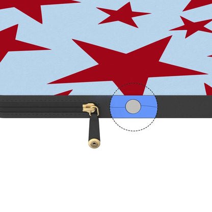 Stars Align | Blue & Red Stars Laptop Case