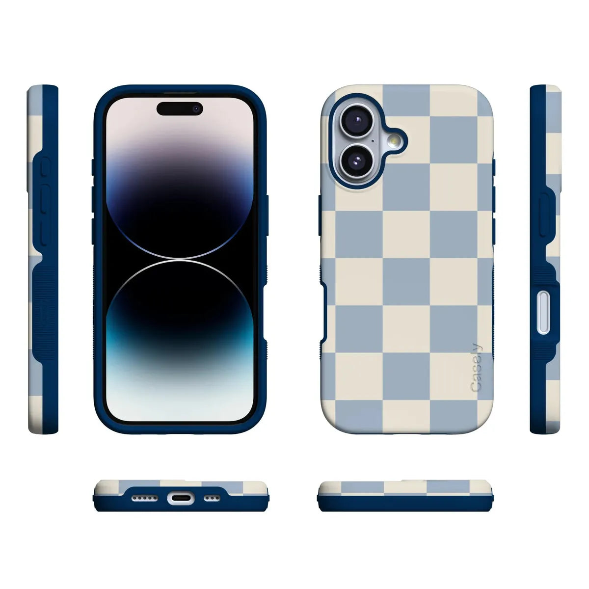 Fit Check | Light Blue Checkerboard Case