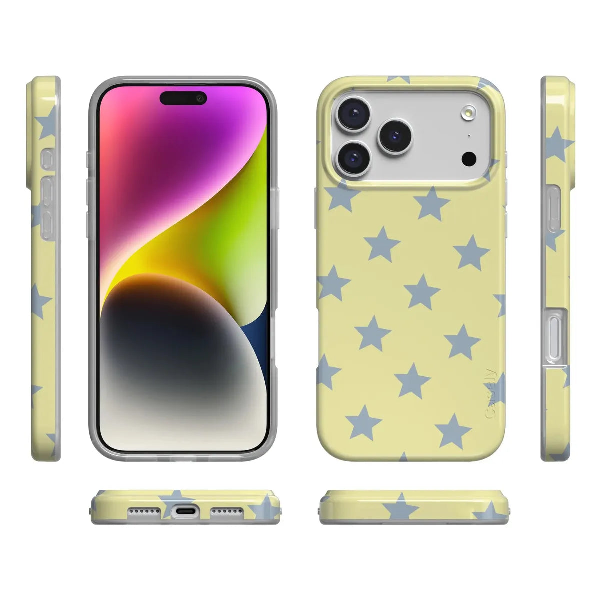 Shine Bright | Butter Yellow Stars Case