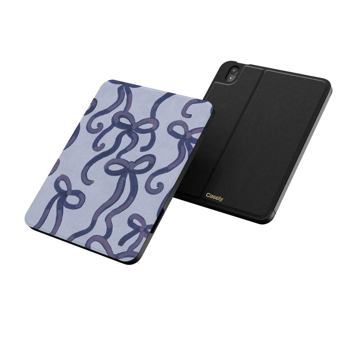 Love Me Knot | Blue Bow iPad Case
