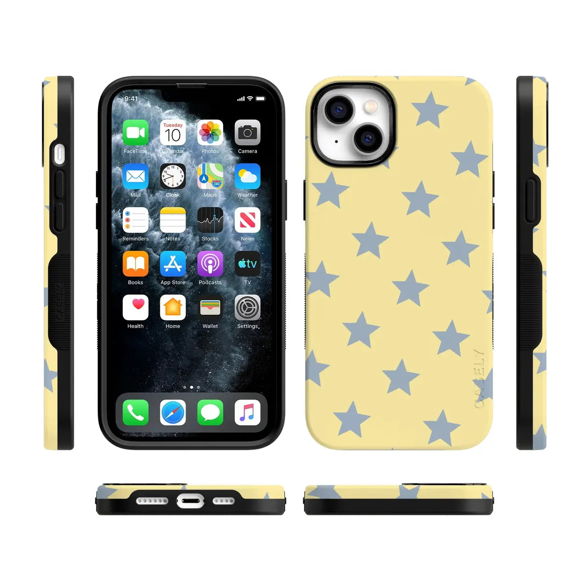 Shine Bright | Butter Yellow Stars Case