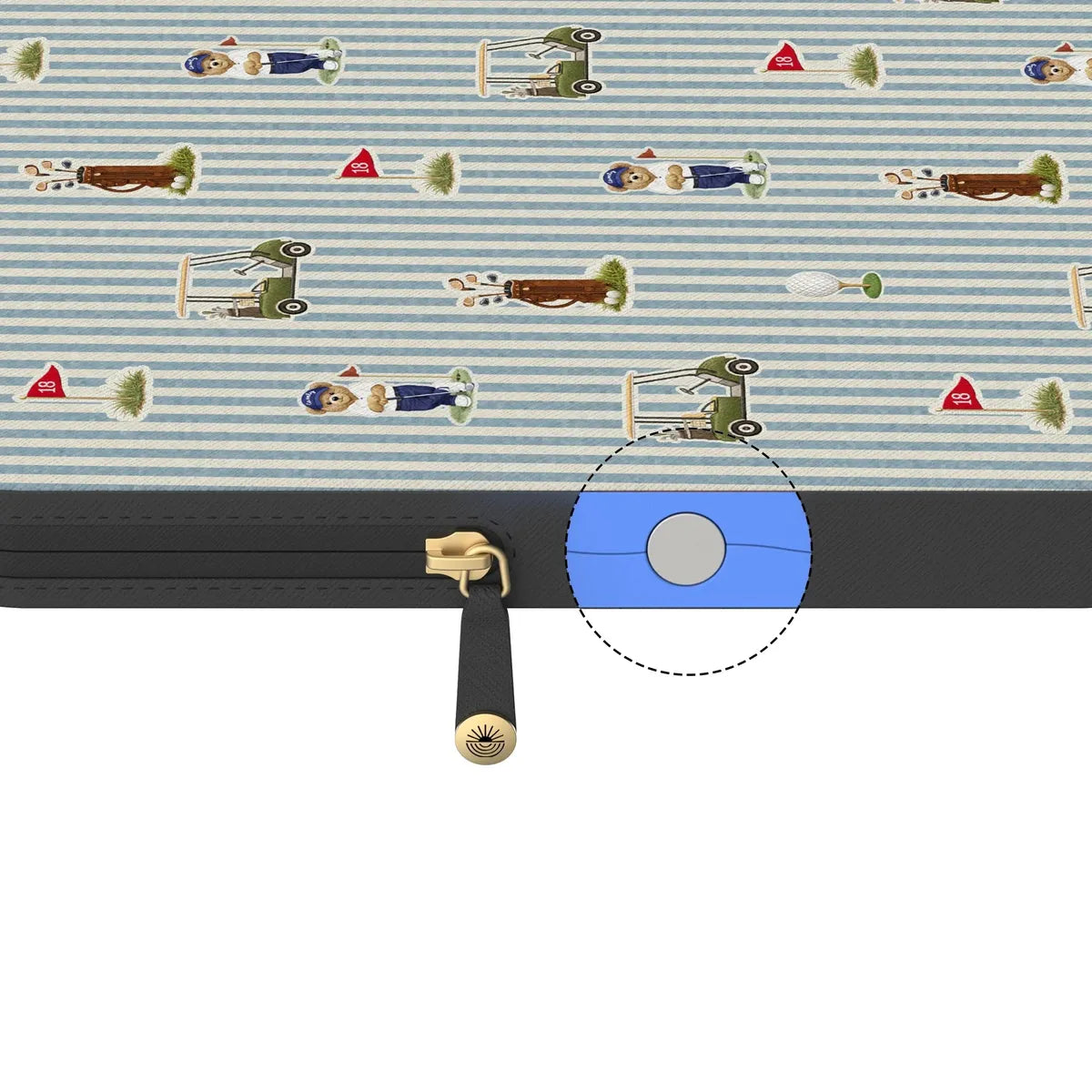 The Caddie Print | Clubhouse Laptop Case