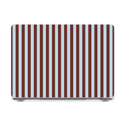 Sunday in Brooklyn | Blue Stripes Laptop Shell