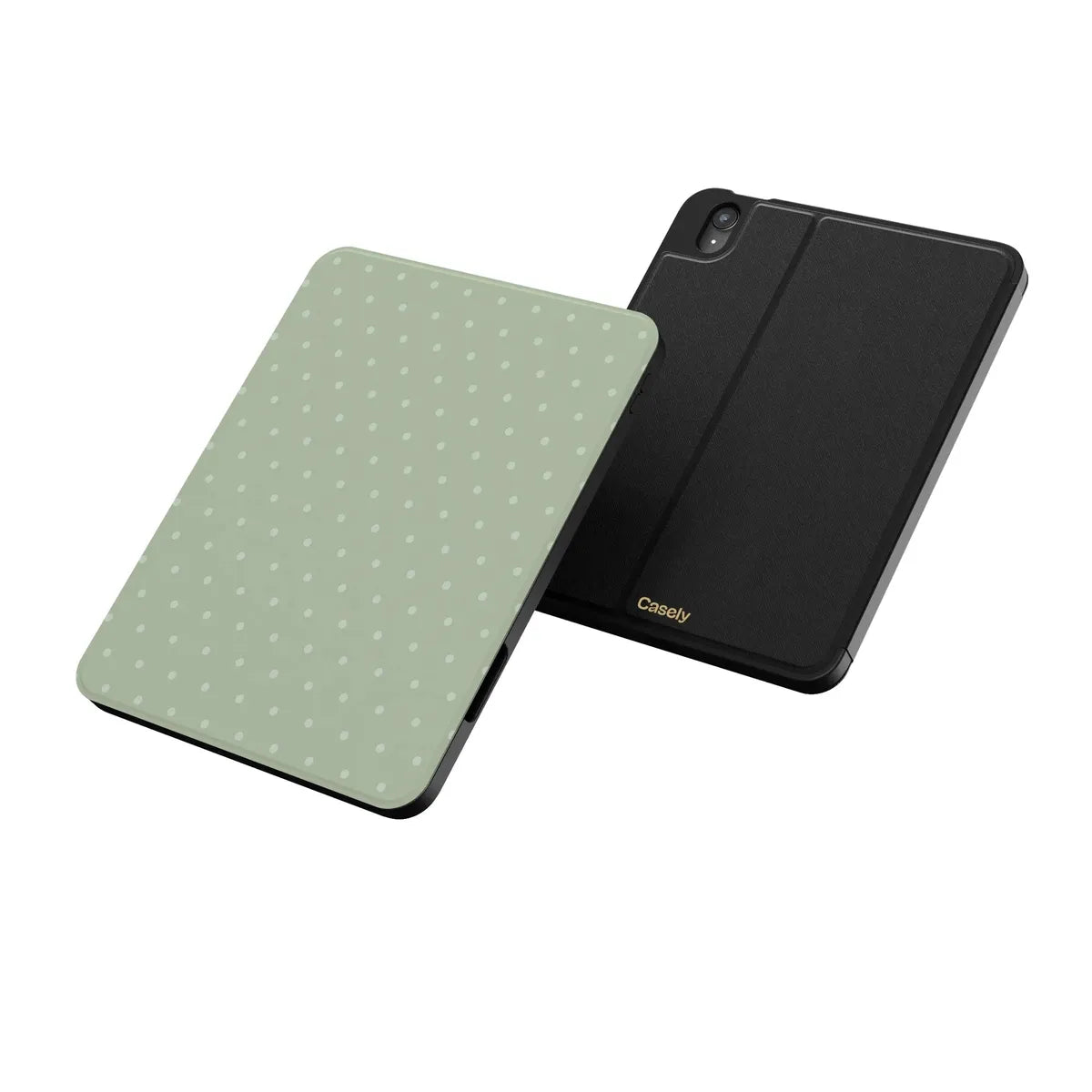 On the Dot | Green Polka Dot iPad Case