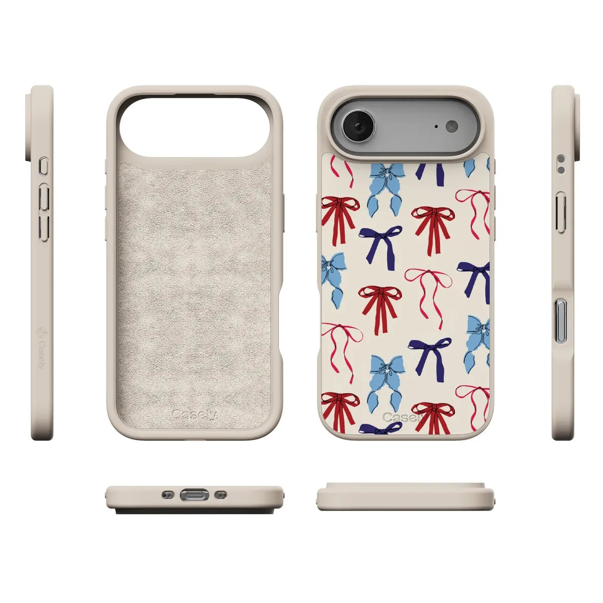 American Girlie | Red White & Blue Bows Case