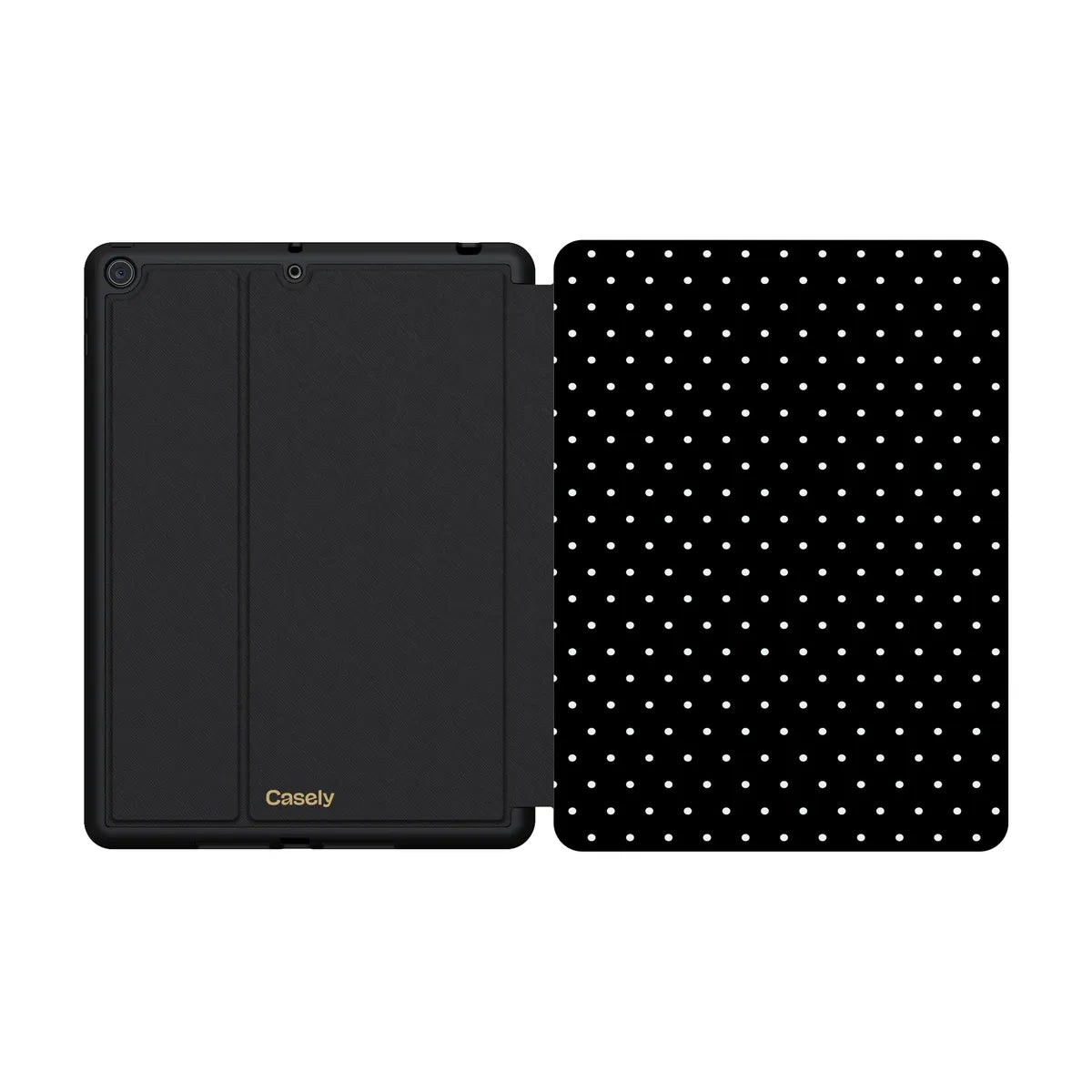 On the Dot | White Polka Dot iPad Case