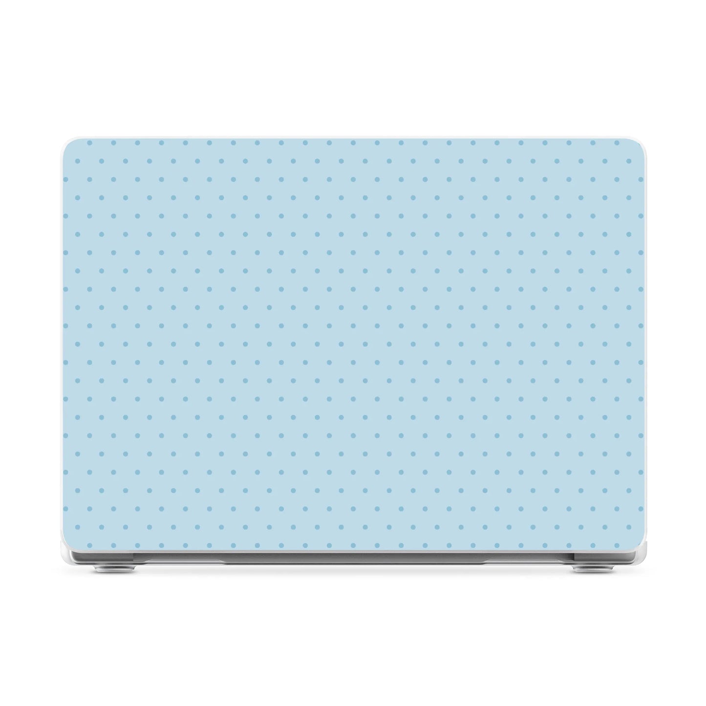 On the Dot | Blue Monochrome Polka Dot Laptop Shell - 13" MacBook Neo
