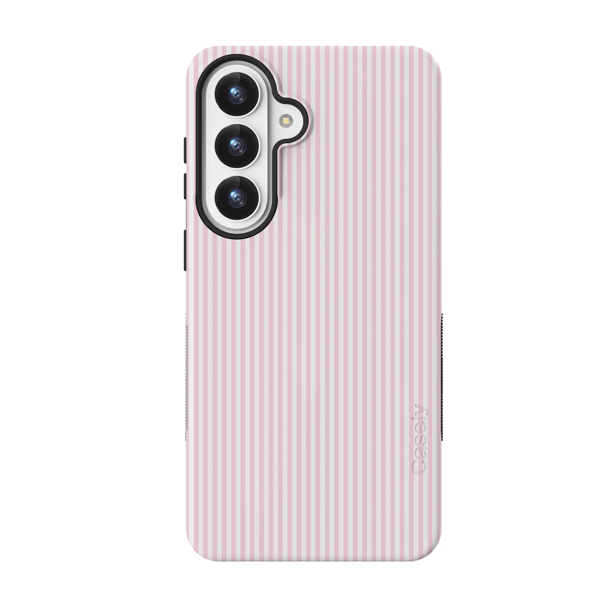 Stripes and the City | Light Pink Pinstripe Case - Galaxy S26 Plus