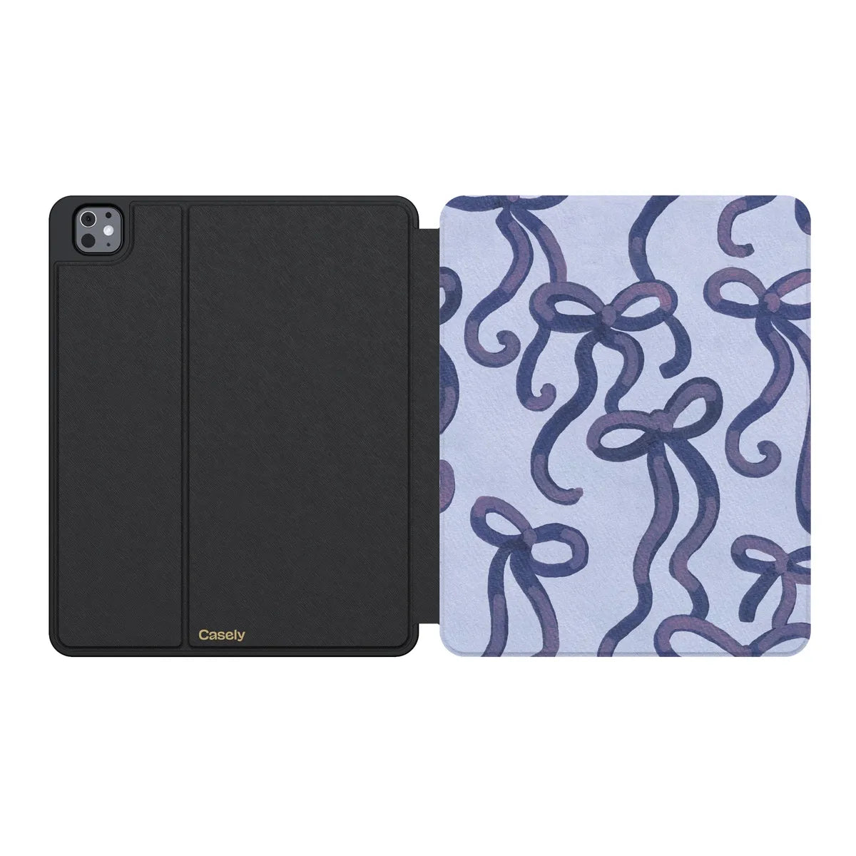 Love Me Knot | Blue Bow iPad Case