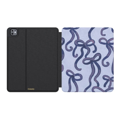 Love Me Knot | Blue Bow iPad Case
