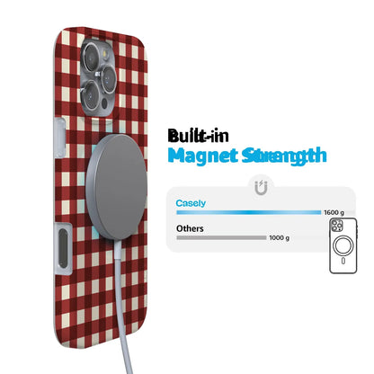Checked Twice | Red Plaid Case