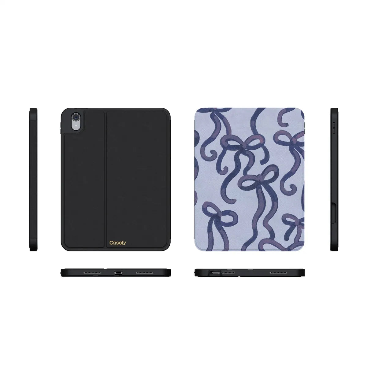 Love Me Knot | Blue Bow iPad Case
