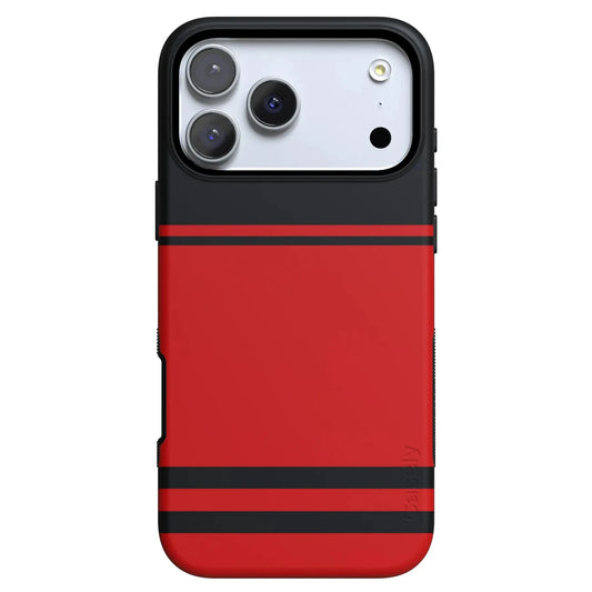 Go Canes | Black & Red Striped Case - iPhone 17 Pro