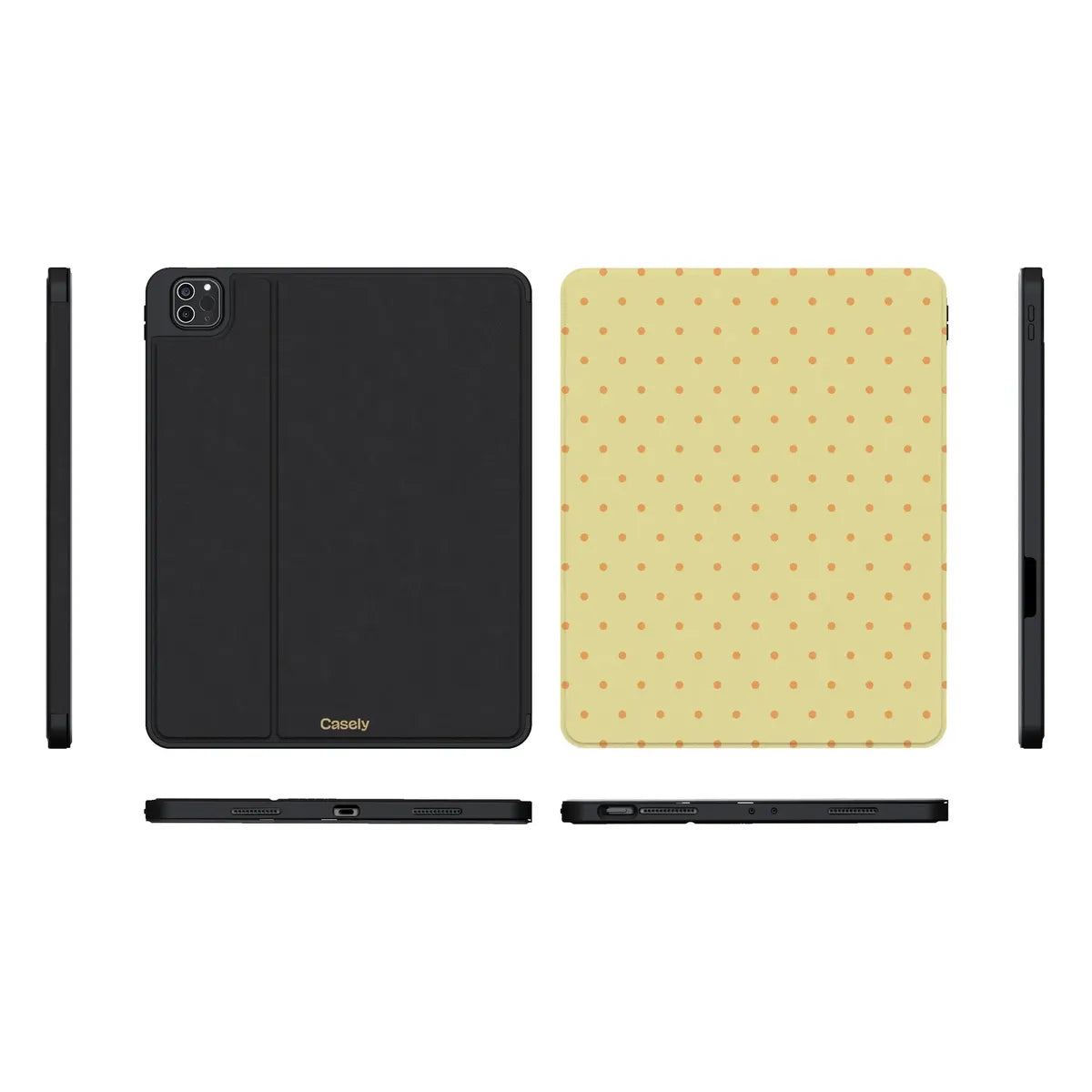 On the Dot | Yellow Polka Dot iPad Case