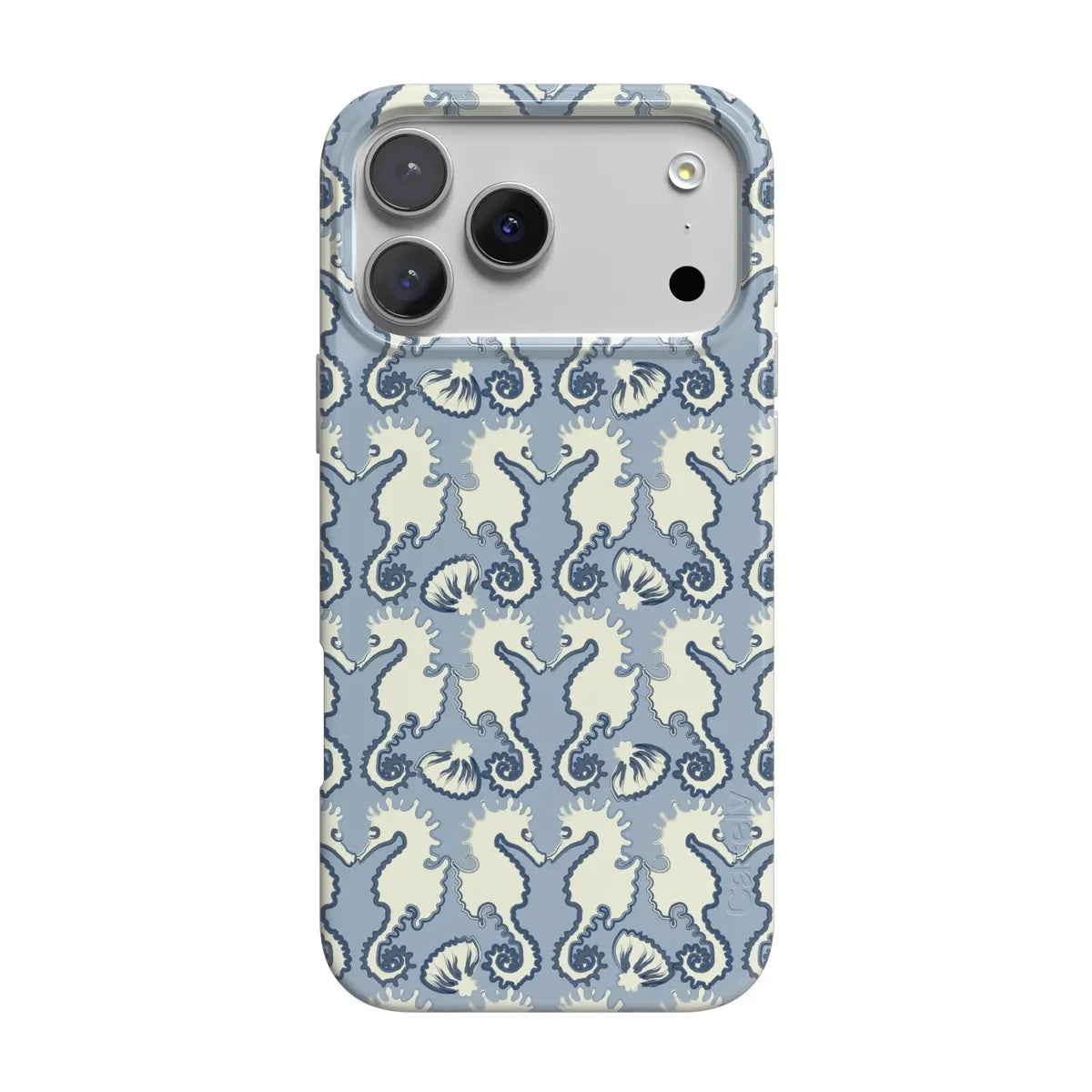 Seahorse Drift | Coastal Blues Case - iPhone 17 Pro