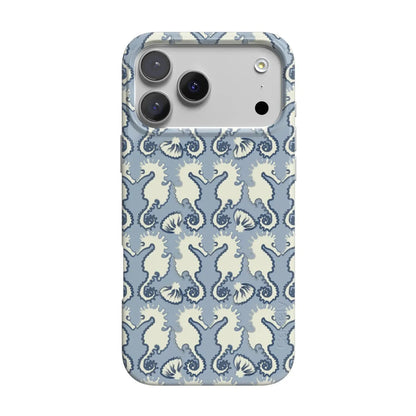 Seahorse Drift | Coastal Blues Case - iPhone 17 Pro