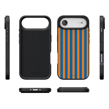 Go New York | Blue & Orange Stripes Case
