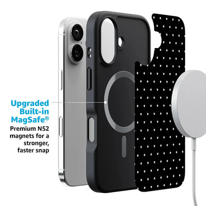 On the Dot | White Polka Dot Case