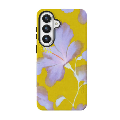 Hisbiscus Haze | Painted Floral Case - Galaxy S25 Plus