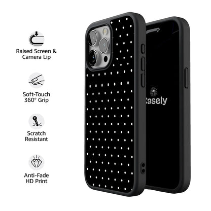 On the Dot | White Polka Dot Case