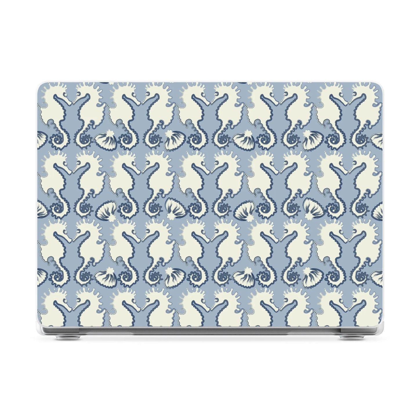 Seahorse Drift | Coastal Blues Laptop Shell - 14" MacBook Pro