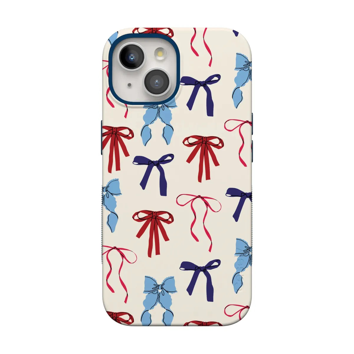 American Girlie | Red White & Blue Bows Case - iPhone 15