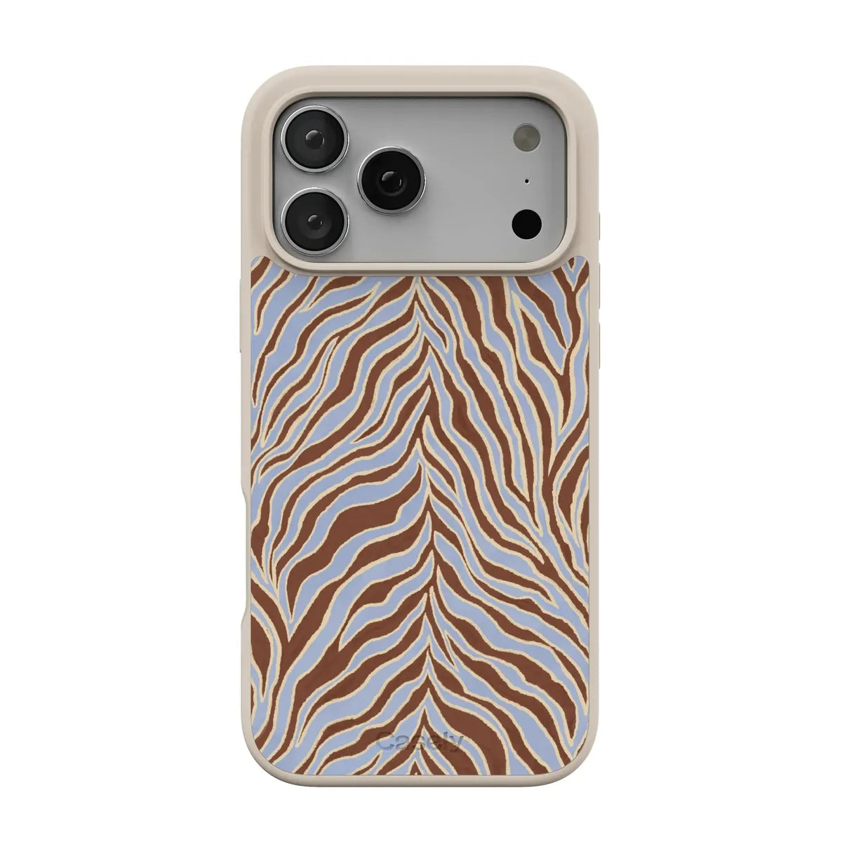 Untamed | Brown & Blue Zebra Case - iPhone 17 Pro