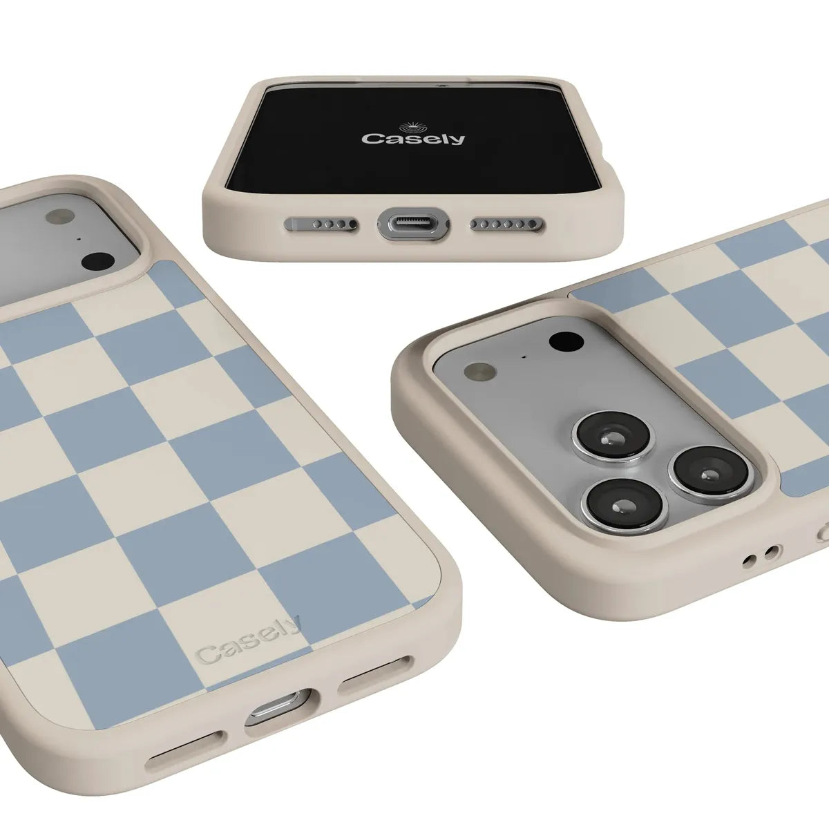 Fit Check | Light Blue Checkerboard Case