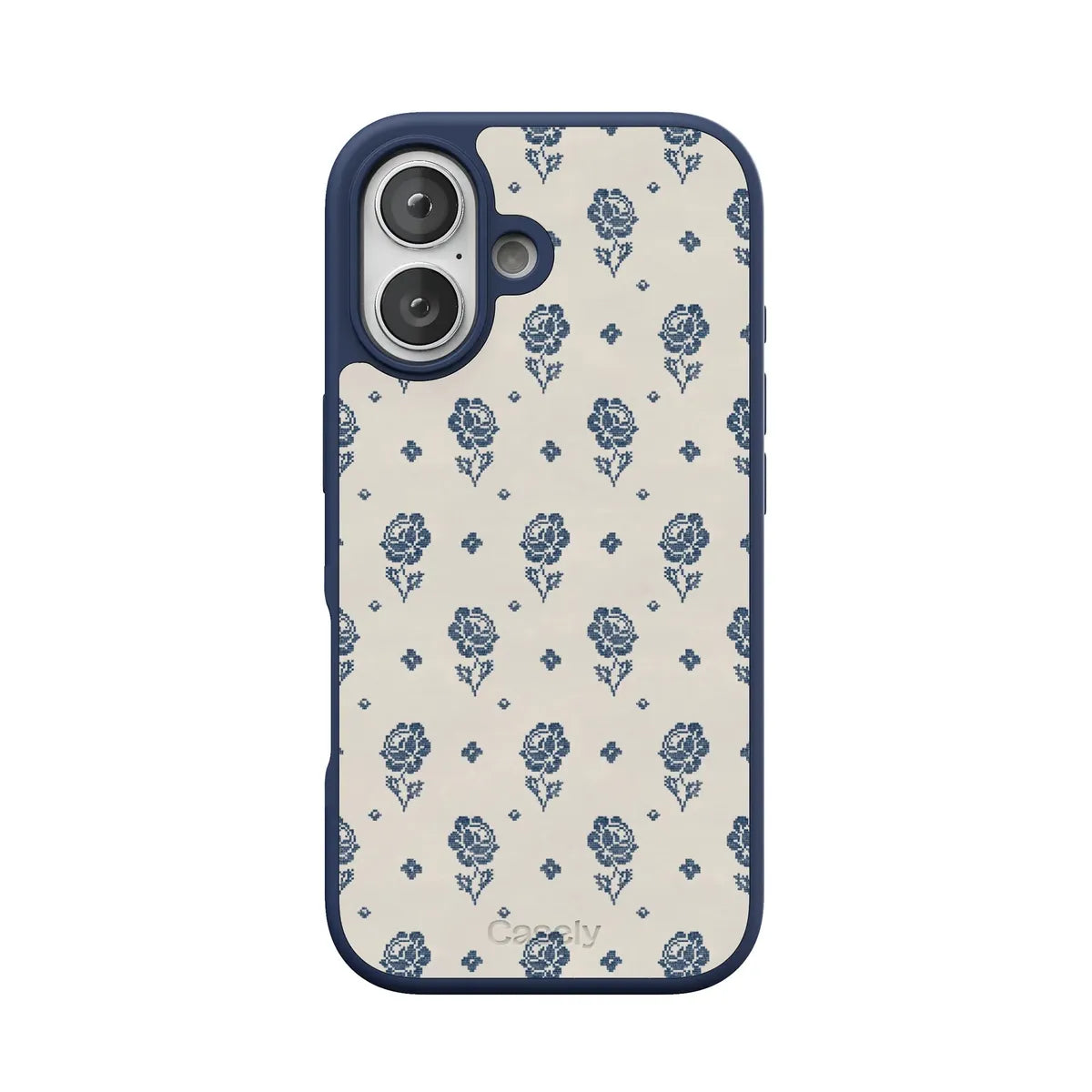Seaside Stitch | Vintage Roses Case - iPhone 16