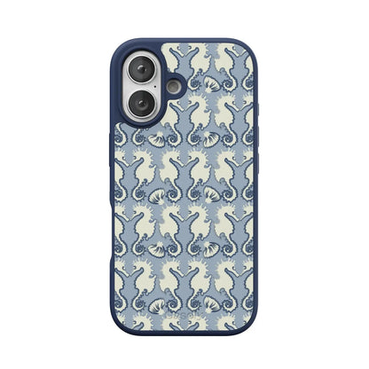 Seahorse Drift | Coastal Blues Case - iPhone 16