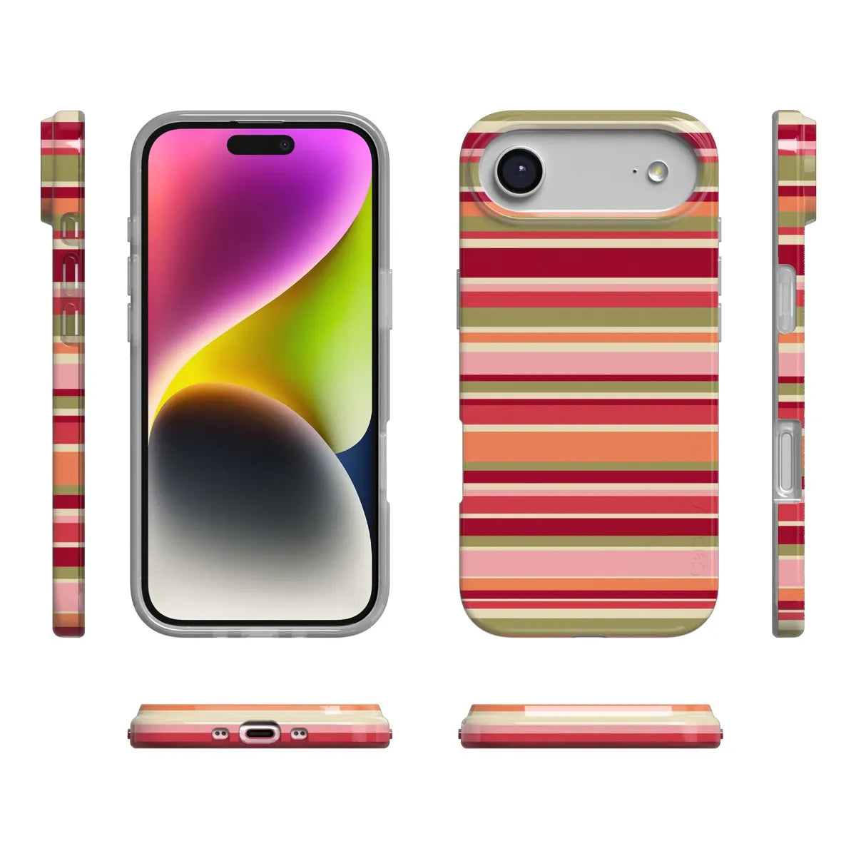 Citrus Stripes | Poolside Print Case