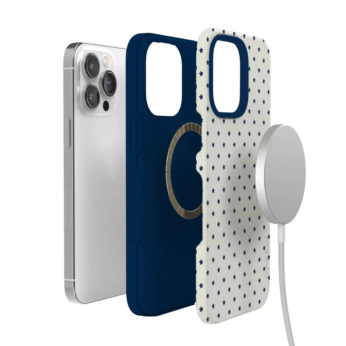 Tiny Stars | Blue & White Case
