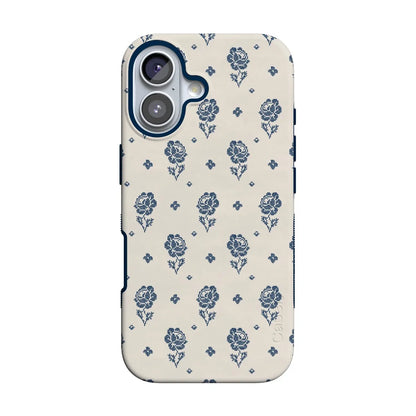 Seaside Stitch | Vintage Roses Case - iPhone 16