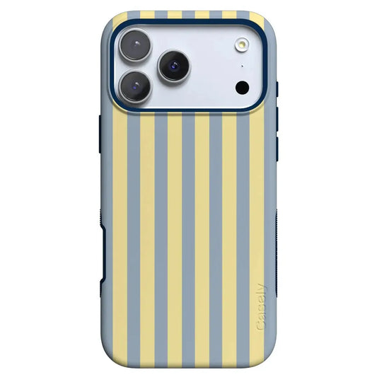 Coastline Stripes | Blue & Yellow Case - iPhone 17 Pro