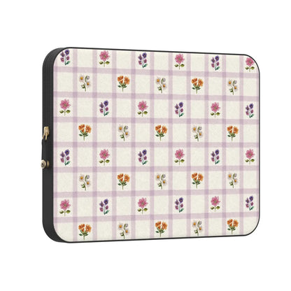 Meadow Check | Floral Gingham Laptop Case