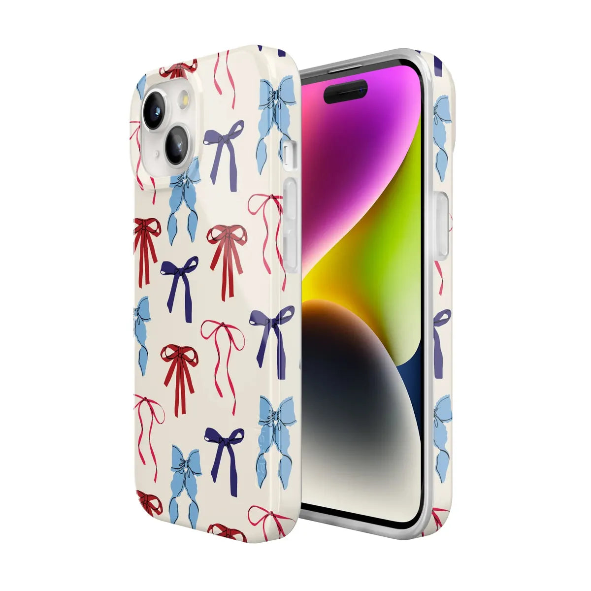 American Girlie | Red White & Blue Bows Case